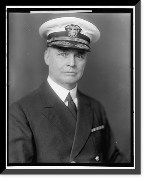 Historic Framed Print, RIGGS, CHARLES. ADMIRAL,  17-7/8" x 21-7/8"