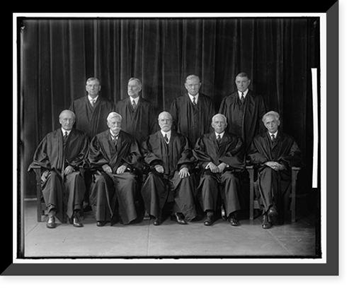 Historic Framed Print, SUPREME COURT, U.S. HUGHES COURT - 4,  17-7/8" x 21-7/8"