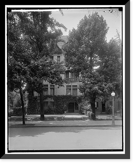 Historic Framed Print, HOOVER, HERBERT C. HOME, EXTERIOR,  17-7/8" x 21-7/8"