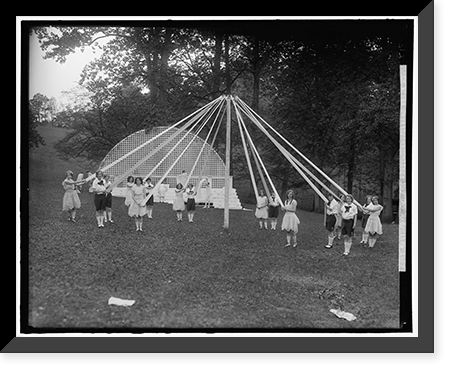 SWEET BRIAR COLLEGE. MAY DAY EXERCISES Classic, Antique Print