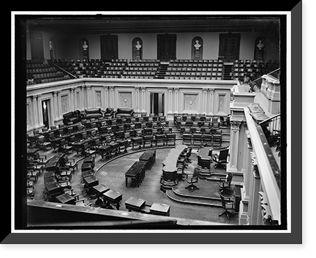 Ready for Opening Session. Washington, D.C., Dec. 30. Newly decorated from top to bottom, the Senate Chamber is ready for the Nation's lawmakers who will go into the 75th session of Congress on Jan
