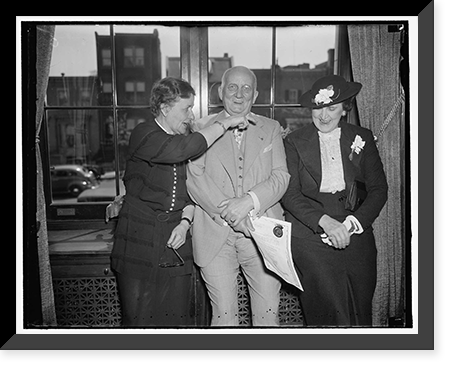 Mrs. John Nance Garner, wife of Vice Pres.; Capt. J.W. Flanagan & Mrs. J.W. Flanagan Classic, Antique Poster