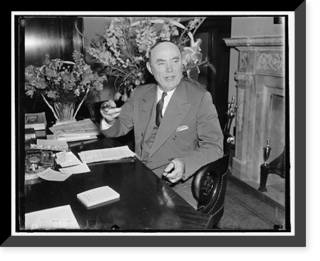 New Senator from Tennessee. Washington, D.C., May 11. Today was a busy one for Maj. George L Berry, who yesterday was sworn in as the Junior U.S, Vintage Poster