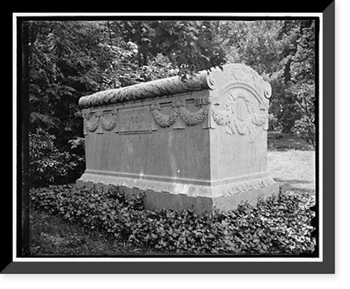 Historic Framed Print, [Tomb of Robert Todd Lincoln],  17-7/8" x 21-7/8"