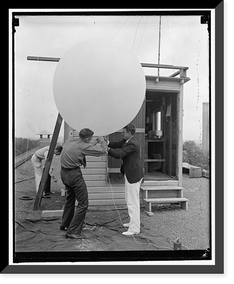 U.S. experts test weather device. Washington, D.C., Sept. 13, Historic Print