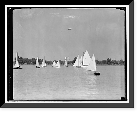 Sailboat races get under way on Potomac. Washington, D.C., Sept. 18, Antique Wall Art