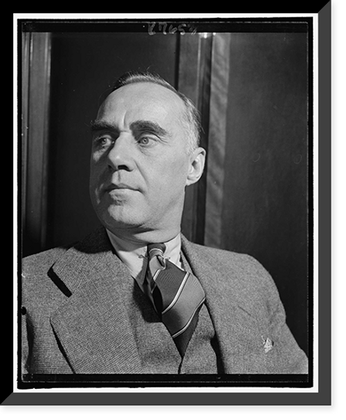 Historic Framed Print, Rep. John M. Houston, Demo. of Kansas, 10/26/39 - 2,  17-7/8" x 21-7/8"