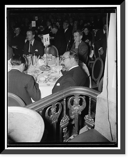 Senor Dr. Don Fernando de Los Rios, former Ambassador from Spain and once head of Madrid University who attended as a scholar. not representing any school, Vintage Poster