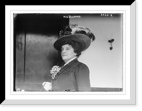 Historic Framed Print, Mme. Sembrich - 4,  17-7/8" x 21-7/8"