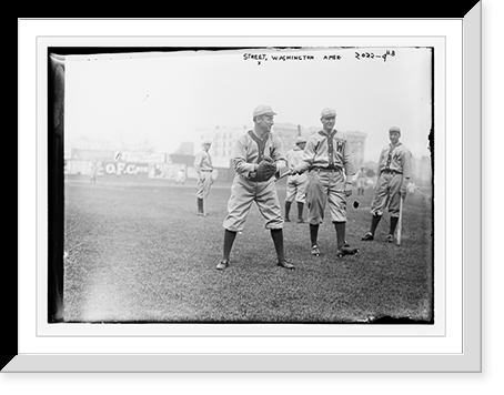 Historic Framed Print, Gabby Street, Washington, AL (baseball) - 2,  17-7/8" x 21-7/8"