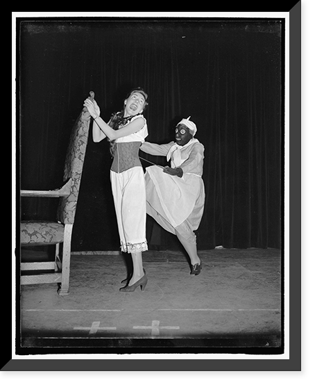 Women's Press Club skit instructs future first ladies on how to get along. 3. In which Mammy Congress puts Scarlett O'Budgett into her corset before going to a 'lection party. Classic Wall Art Prin