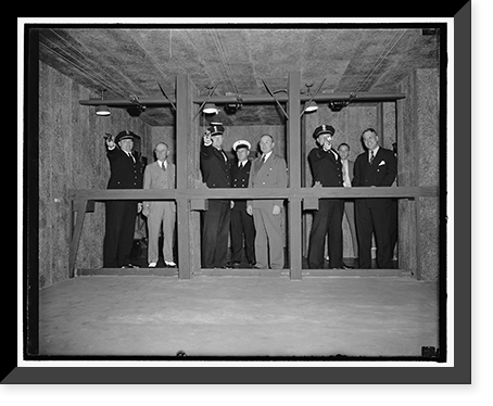 Treasury target range completed. Washington, D.C., June 10. The Treasury Department in Washington, D.C., has installed a new and modern target range in the sub basement of the Treasury Building. Vi