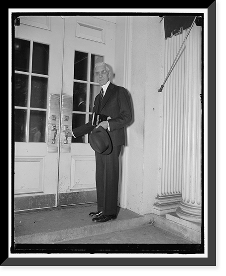 Dr. Francis E. Townsend thanks president for pardon. Washington, D.C., April 21. Scheduled for only a five-minute appointment, Dr. Francis E, Antique Poster