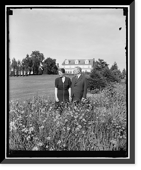 SEC Ickes and bride return home. Olney, Md., June 22, Antique Poster