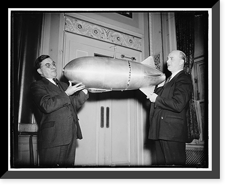 Antique Portrait - Washington DC - The new 'flying tube' airship