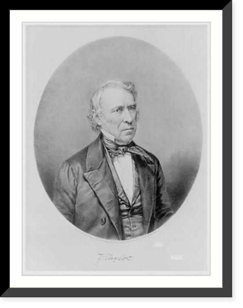 Historic Framed Print, Zachary Taylor,  17-7/8" x 21-7/8"