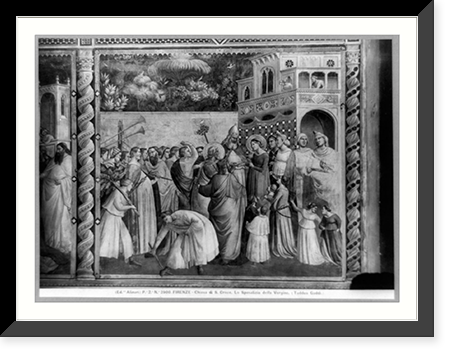 One of 5 panels of Storie della Virgine, Historic Print
