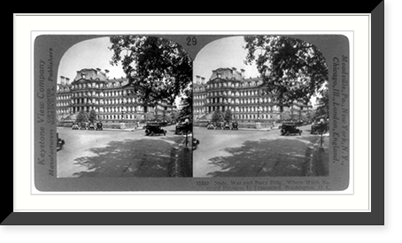 State, War and Navy Bldg., where much national business is transacted, Washington, D.C, Antique Wall Art