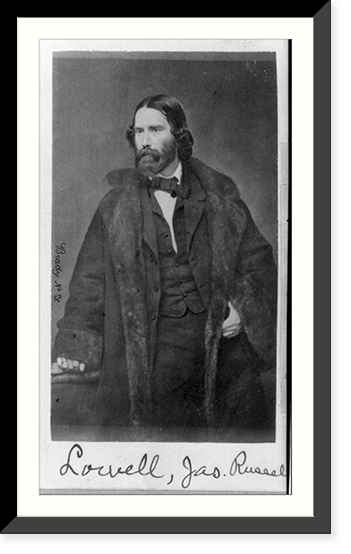 Historic Framed Print, Jas. Russell Lowell,  17-7/8" x 21-7/8"