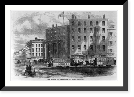 The Boston and Cambridge new horse railroad, Historic Reproduction
