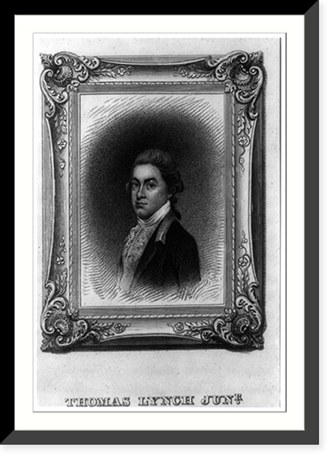Historic Framed Print, Thomas Lynch, Jr.,  17-7/8" x 21-7/8"