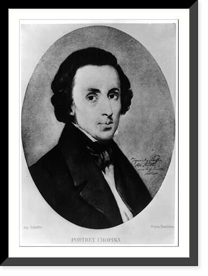 Historic Framed Print, Chopin,  17-7/8" x 21-7/8"