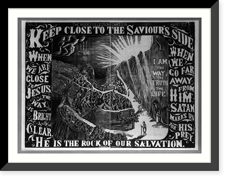 The Weekly Sunday School Lesson, Vol. 1, No. 8, Vintage Wall Art