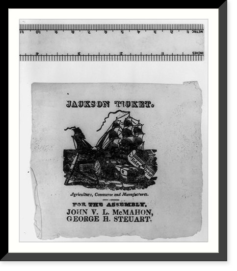 Historic Photo Print - Jackson ticket - Historic Wall Art Gift