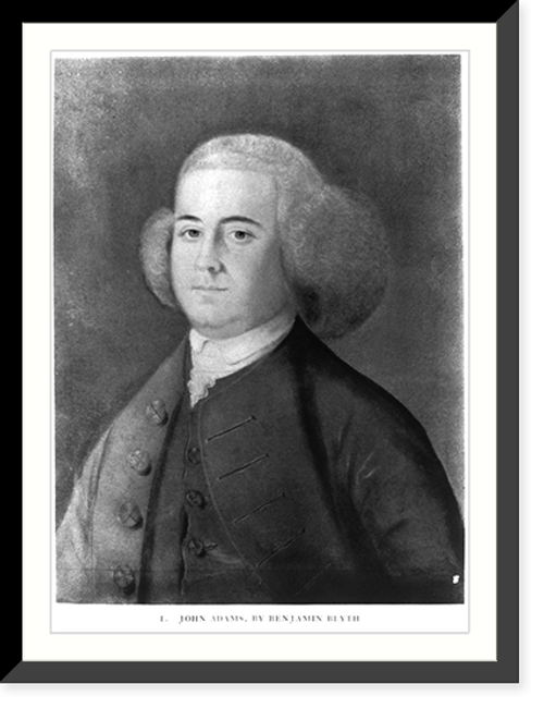 Historic Framed Print, John Adams - 2,  17-7/8" x 21-7/8"