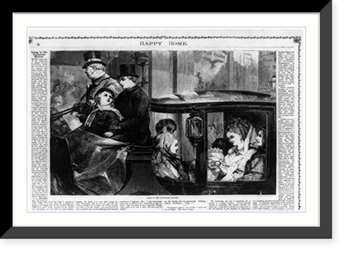 Historic Framed Print, Going to the Pantomime Matinee,  17-7/8" x 21-7/8"