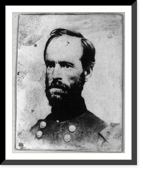 Historic Framed Print, William Tecumseh Sherman, 1820-1891,  17-7/8" x 21-7/8"