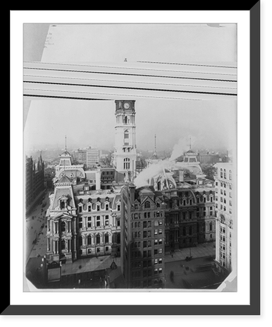 Historic Framed Print, [Philadelphia City Hall, Philadelphia, Pa