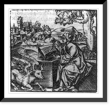 Historic Framed Print, St. Luke, 17-7/8