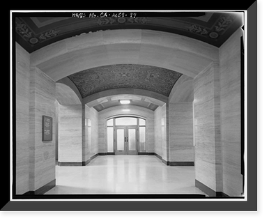 Historic Framed Print, Los Angeles City Hall, 200 North Spring Street
