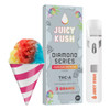 JUICY KUSH Hawaiian Snowcap: Embrace the coolness of Hawaiian Snowcap, a flavor that combines pineapple and coconut for a refreshing vape, housed in the elegant Diamond Series pen