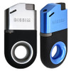 Dissim Slim Clear Soft-Flame Lighter in Captivating Blue Clear Design - A Perfect EDC Accessory