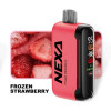 Frozen Strawberry:
Envision a frosty landscape where every surface is covered in sparkling frost, and at the center lies a giant, perfectly ripe strawberry, encased in ice. The strawberry's vivid red contrasts beautifully with the icy blue surroundings,