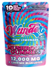 Wunder Blue Lotus Gummies with Functional Mushroom 1200MG Nootropic Blend Front Bag