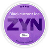 ZYN Nicotine Pouches European Slim Version Blackcurrant Ice Flavor
