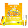 Cali Extrax x Maui Labs Unhinged Dual THCA Carts 1G Peaches and Cream + Super Lemon Haze - Sativa