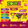 ZourZ 7 Hydroxy Tablets 150MG flavors Features