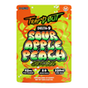 Trap'd 25mg D9 Gummy Sour Apple Peach