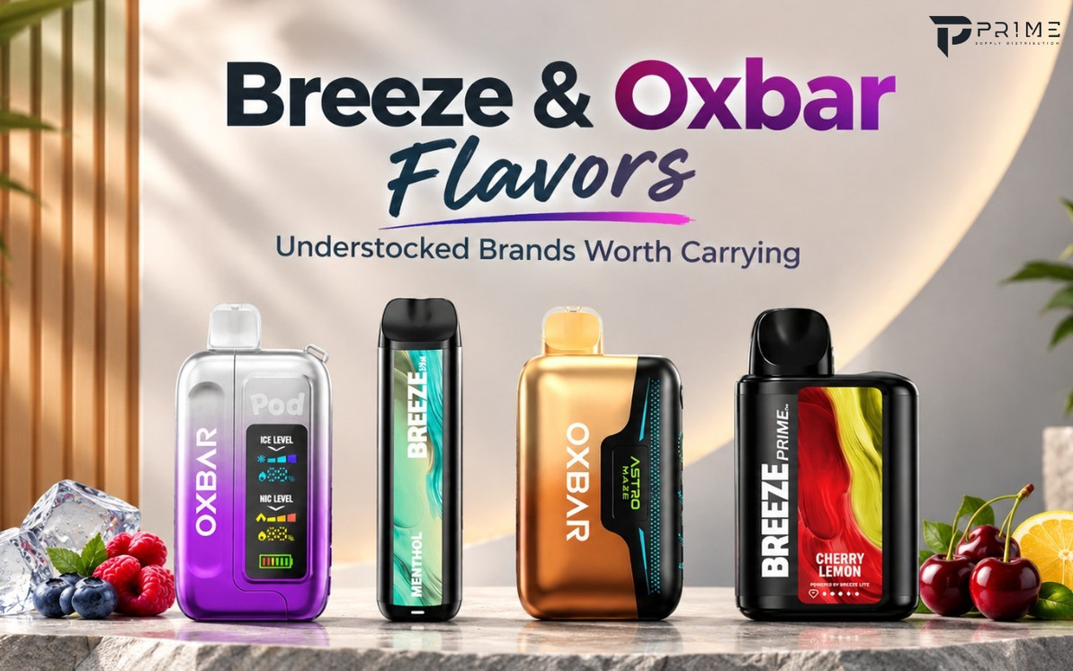 Breeze & Oxbar Flavors: Understocked Brands Worth Carrying