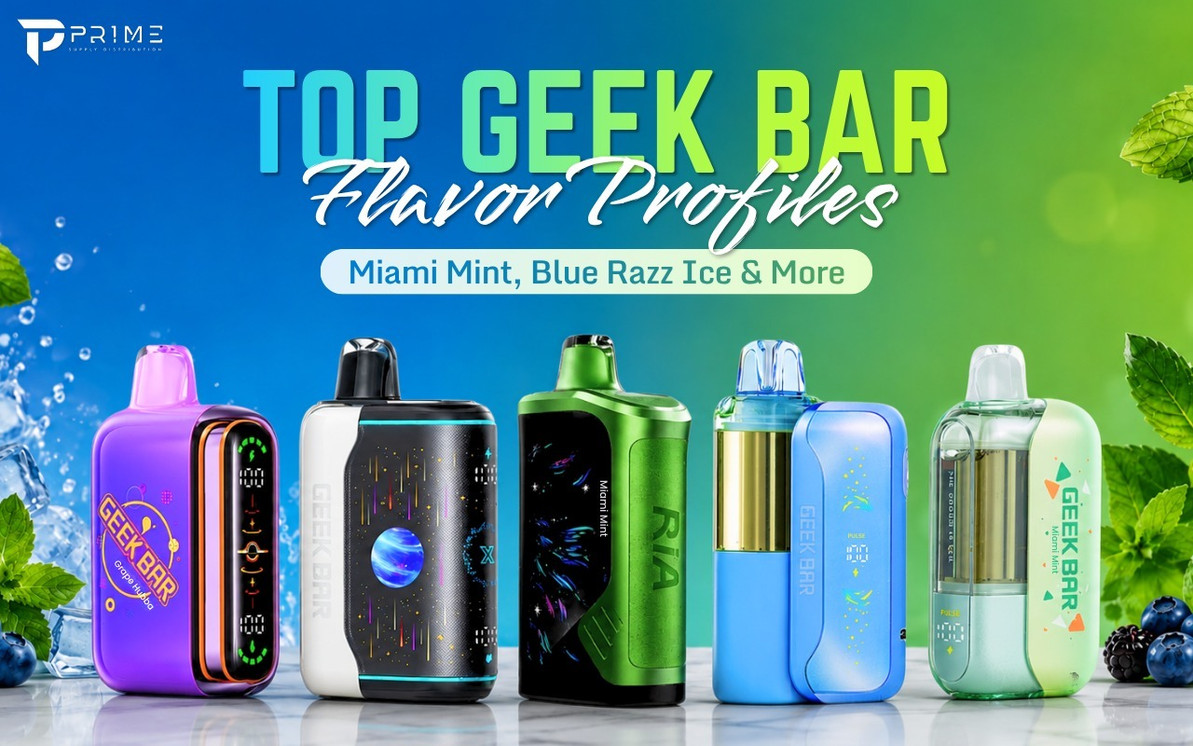 Geek Bar Flavor Profiles: Miami Mint, Blue Razz and More