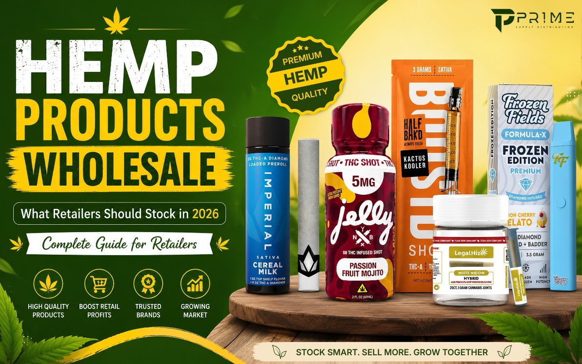 Hemp Products Wholesale Guide 2026: What Retailers Should Stock Next