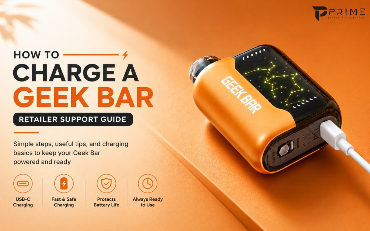 How to Charge a Geek Bar: Retailer Support Guide