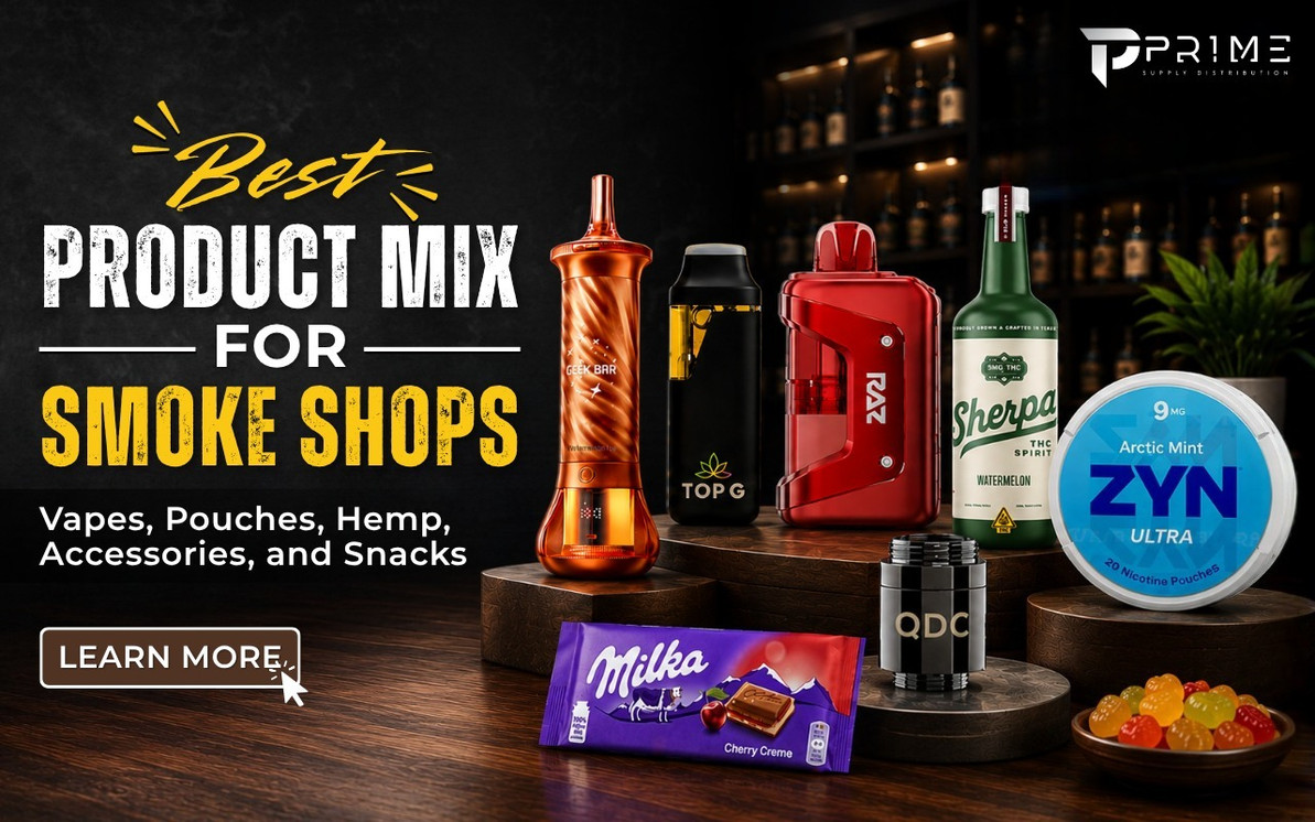 Best Product Mix for Smoke Shops: A Wholesale Guide