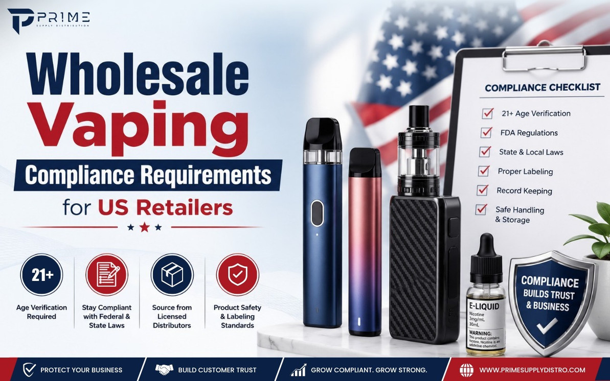 Wholesale Vaping Compliance Requirements for US Retailers in 2026