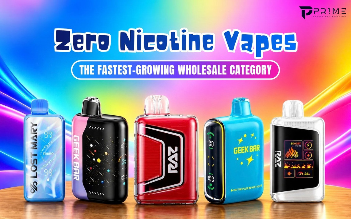 Zero Nicotine Vapes: The Fastest Growing Wholesale Category