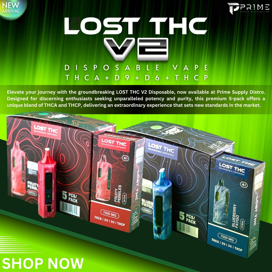 Lost THC V2 Disposable Vape 7.5G | Prime Supply Distro Lost THC V2 Disposable Vape 7.5G | Prime Supply Distro